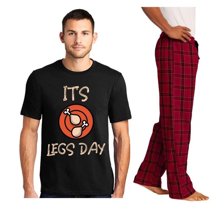 Its Leg Day Gift Funny Graphic Design Of Its Leg Day Gift Pajama Set