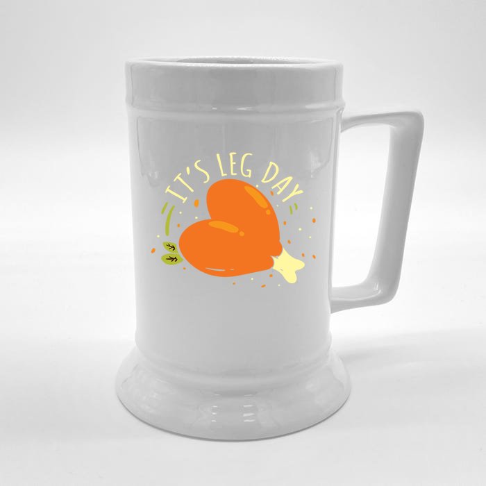 Its Leg Day Cute Gift Front & Back Beer Stein