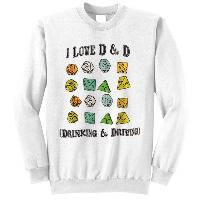 I Love DnD Drinking And Driving Sweatshirt