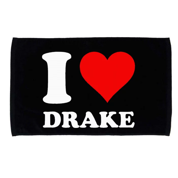 I Love D.R.A.K.E Microfiber Hand Towel