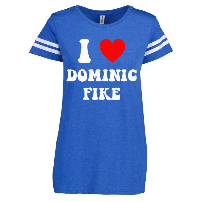 I Love Dominic F.I.K.E Enza Ladies Jersey Football T-Shirt