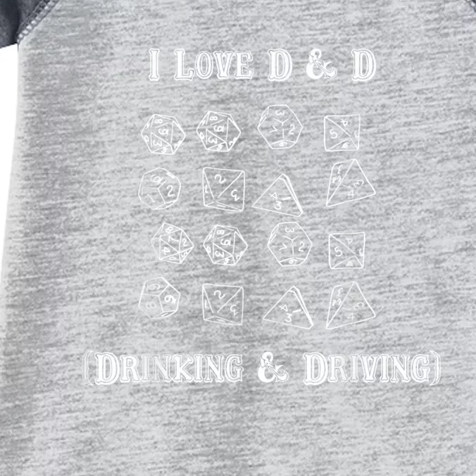 I Love D And D Drinking And Driving Funny Infant Baby Jersey Bodysuit