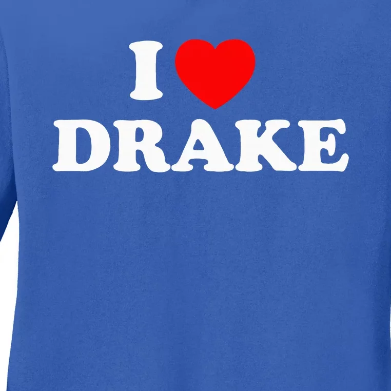 I Love Dr.Ake I Heart Dr.Ake Ladies Long Sleeve Shirt