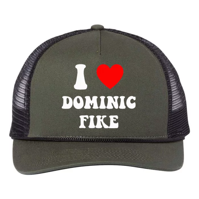 I Love Dominic F.I.K.E Retro Rope Trucker Hat Cap