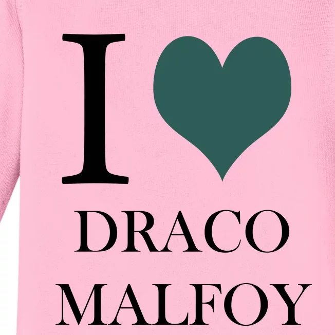 I Love Draco Malfoy Baby Long Sleeve Bodysuit