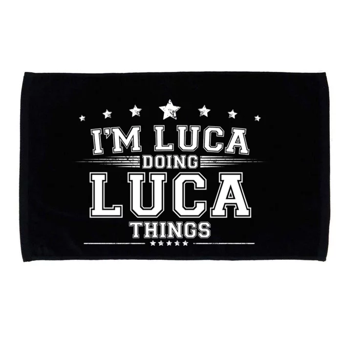 Im Luca Doing Luca Things Microfiber Hand Towel