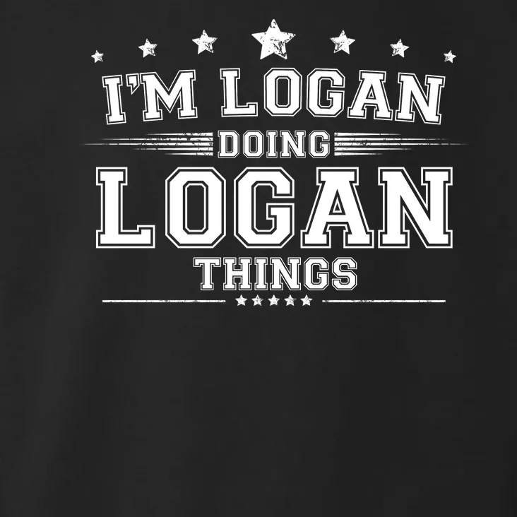 Im Logan Doing Logan Things Toddler Hoodie