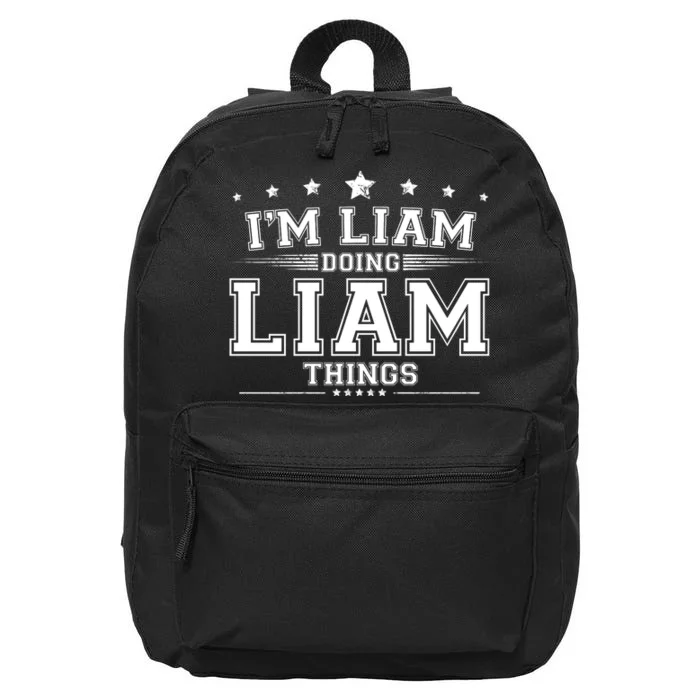 Im Liam Doing Liam Things 16 in Basic Backpack