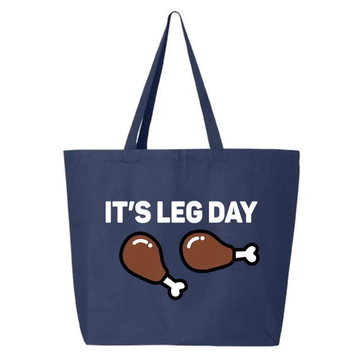 Its Leg Day Funny Thanksgiving Gift 25L Jumbo Tote