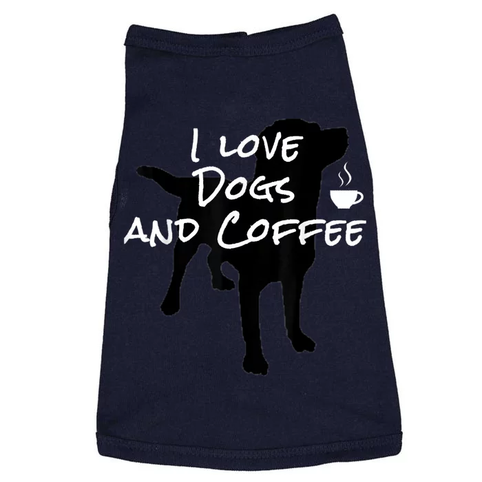 I Love Dogs And Coffee Coffee Dogs Men Women Doggie Tank