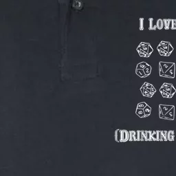 I Love DnD Drinking And Driving Softstyle Adult Sport Polo