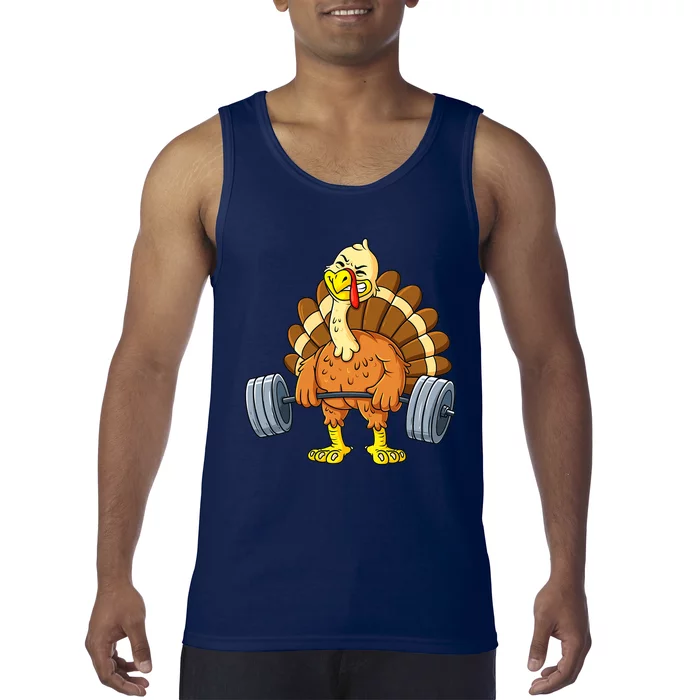 It's Leg Day Funny Thanksgiving Turkey Bodybuilding Lifting Tank Top