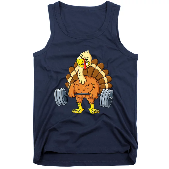 It's Leg Day Funny Thanksgiving Turkey Bodybuilding Lifting Tank Top