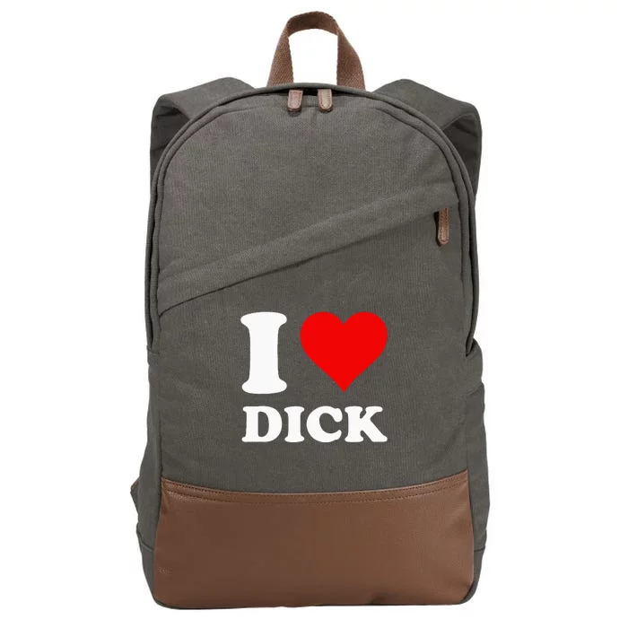 I Love Dick Cotton Canvas Backpack