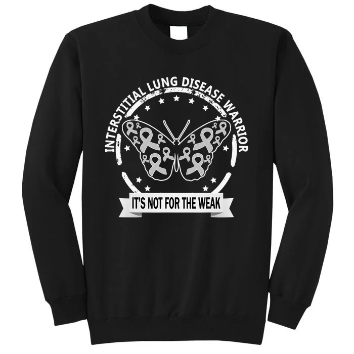 Interstitial Lung Disease betterfly ribbon awareness apparel Sweatshirt