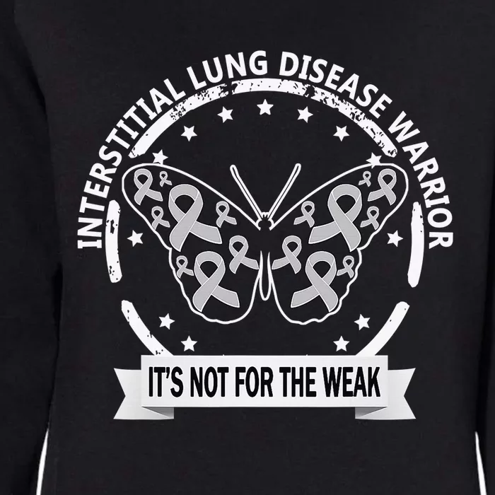 Interstitial Lung Disease betterfly ribbon awareness apparel Womens California Wash Sweatshirt