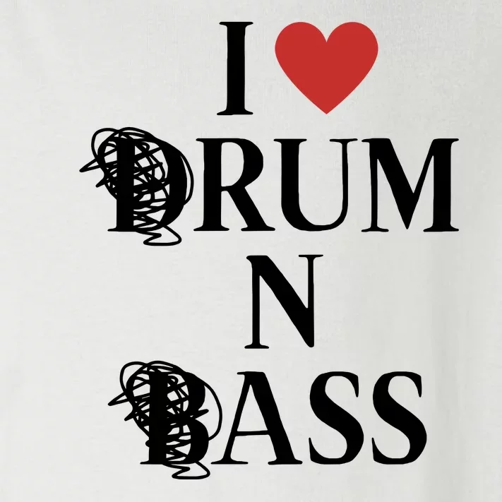 I Love Drum And Bass Rock Toddler Long Sleeve Shirt