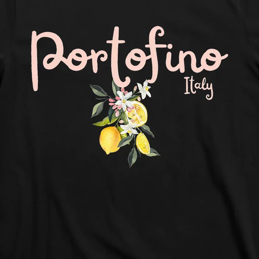 Italy Lemon Design Portofino Italy Souvenir Italy Lover T-Shirt