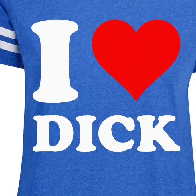 I Love Dick Enza Ladies Jersey Football T-Shirt