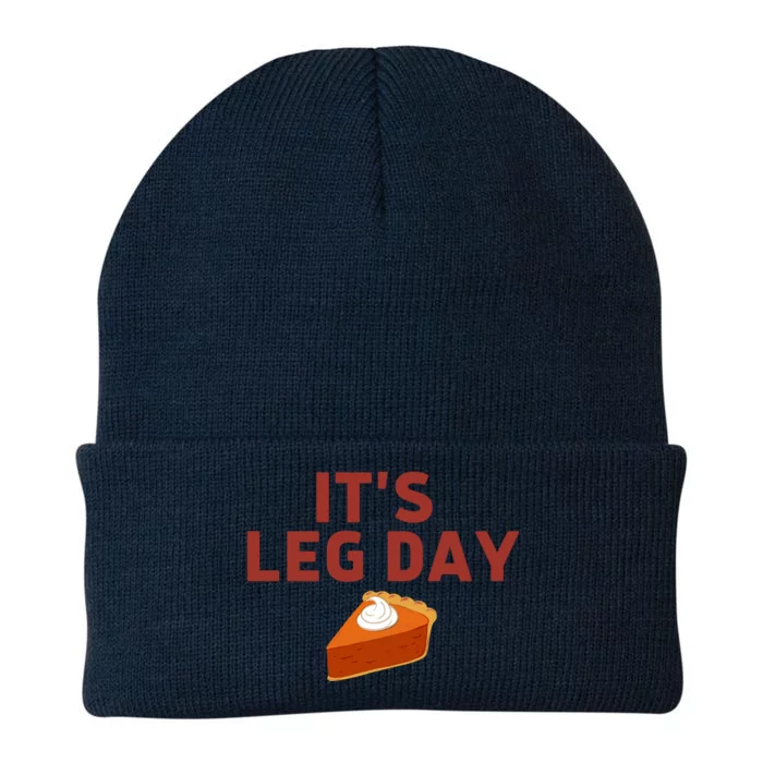 It's Leg Day Funny Workout Turkey Thanksgiving Knit Cap Winter Beanie