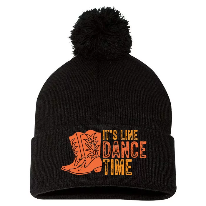 It's Line Dancing Time T S Pom Pom 12in Knit Beanie