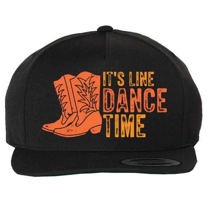 It's Line Dancing Time T S Wool Snapback Cap