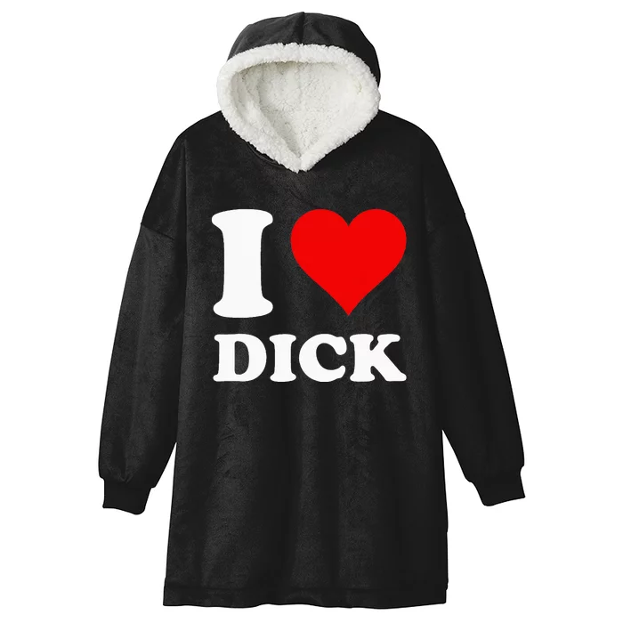 I Love Dick Hooded Wearable Blanket