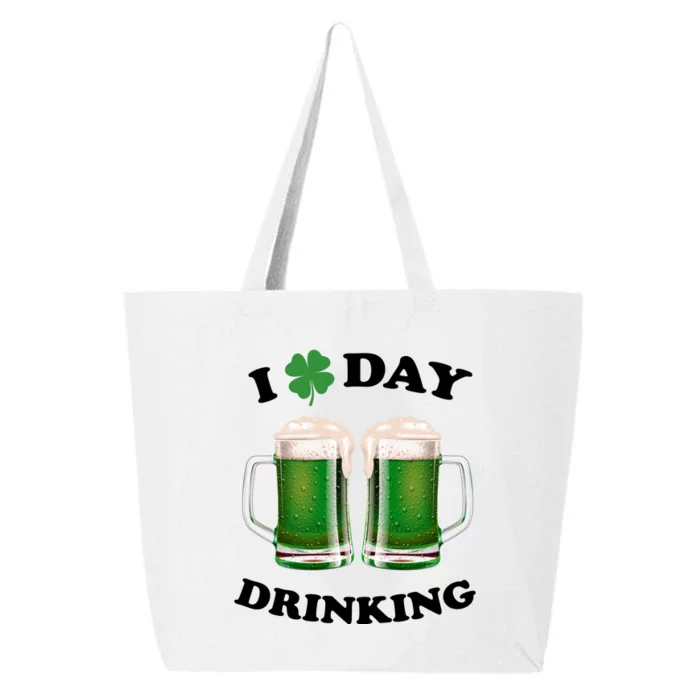 I Love Day Drinking St Patrick's Day Party 25L Jumbo Tote