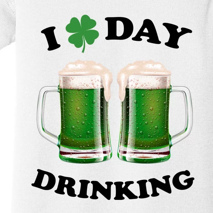 I Love Day Drinking St Patrick's Day Party Baby Bodysuit