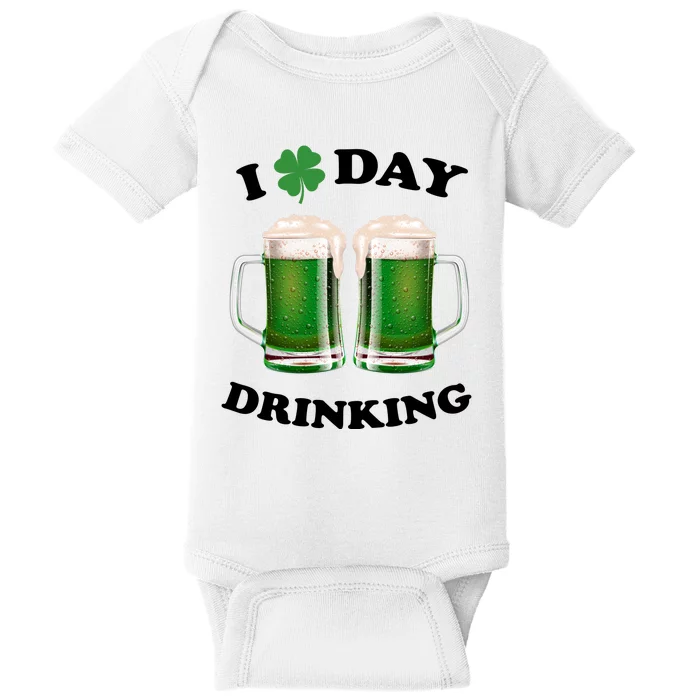 I Love Day Drinking St Patrick's Day Party Baby Bodysuit