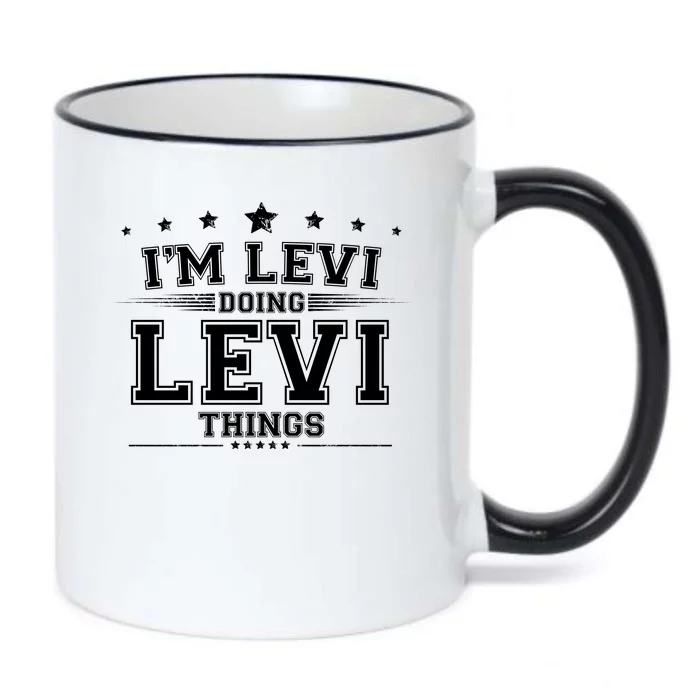 Im Levi Doing Levi Things Black Color Changing Mug