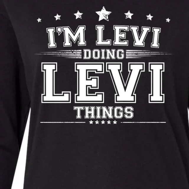 Im Levi Doing Levi Things Womens Cotton Relaxed Long Sleeve T-Shirt