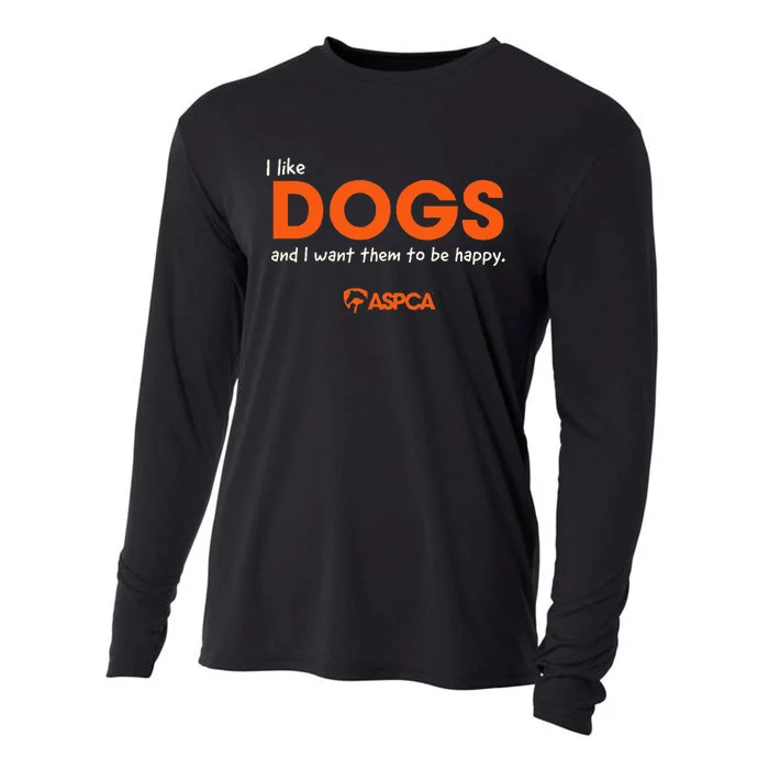 I Like Dogs Cooling Performance Long Sleeve Crew