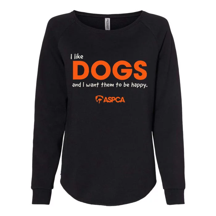 I Like Dogs Womens California Wash Sweatshirt