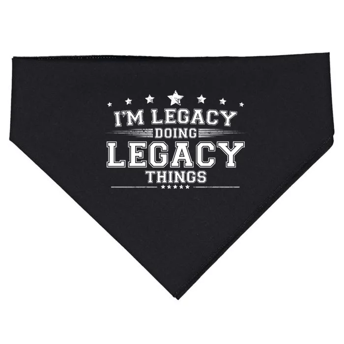 Im Legacy Doing Legacy Things USA-Made Doggie Bandana