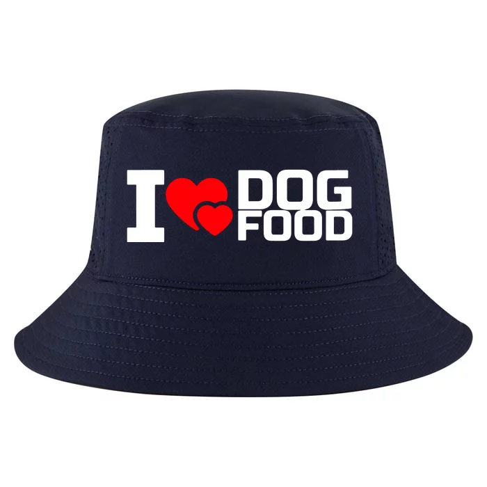 I Love Dog Food Cool Comfort Performance Bucket Hat