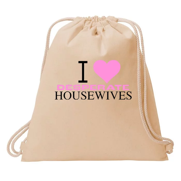 I Love Desperate Housewives Drawstring Bag