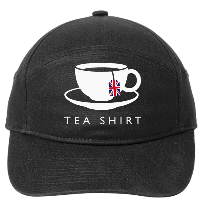 I Love English Tea Uk Flag Fun Novelty Souvenir Memorabilia 7-Panel Snapback Hat