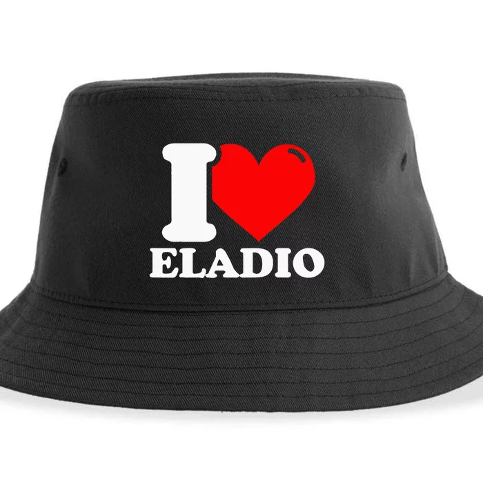 I Love Eladio Sustainable Bucket Hat