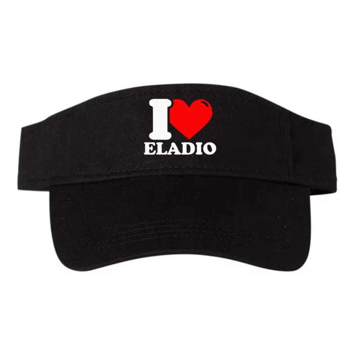 I Love Eladio Valucap Bio-Washed Visor