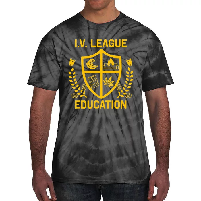 Iv League Education I Partied In Isla Vista Tie-Dye T-Shirt