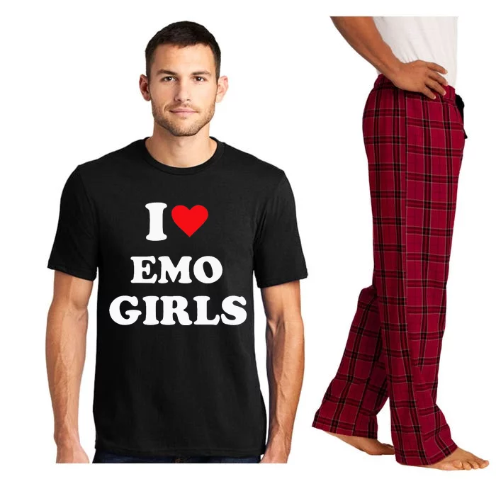 I Love Emo Pajama Set