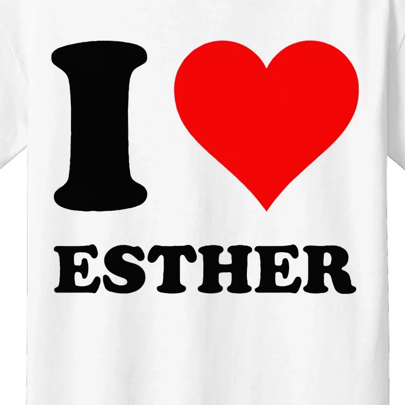 I Love Esther Kids T-Shirt