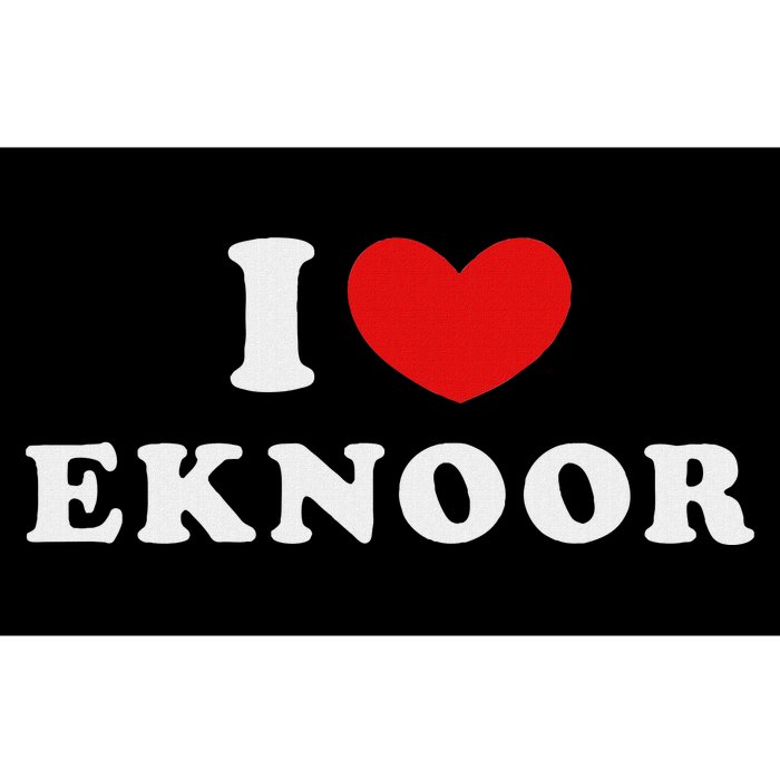 I Love Eknoor I Heart Eknoor Bumper Sticker