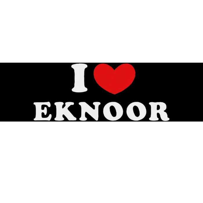 I Love Eknoor I Heart Eknoor Bumper Sticker