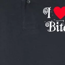 I Love Emo Bitches Softstyle Adult Sport Polo