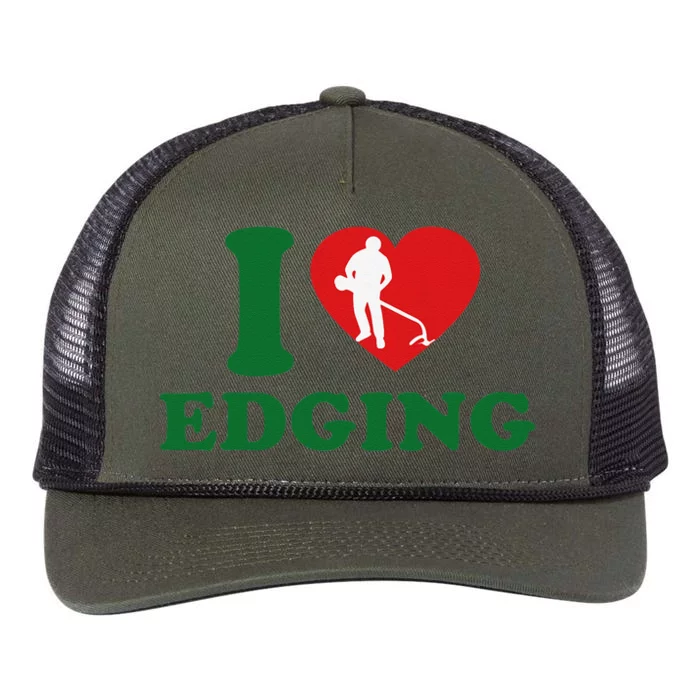 I Love Edging Funny Retro Rope Trucker Hat Cap