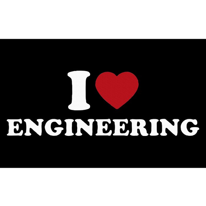 I Love Engineering Geeky Nerd Funny Teacher Bumper Sticker