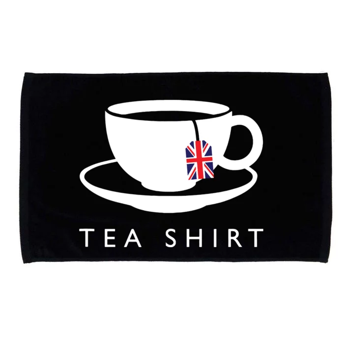 I Love English Tea Uk Flag Fun Novelty Souvenir Memorabilia Microfiber Hand Towel