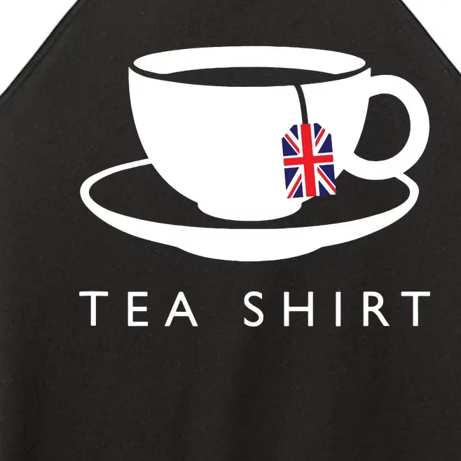 I Love English Tea Uk Flag Fun Novelty Souvenir Memorabilia Women’s Perfect Tri Rocker Tank